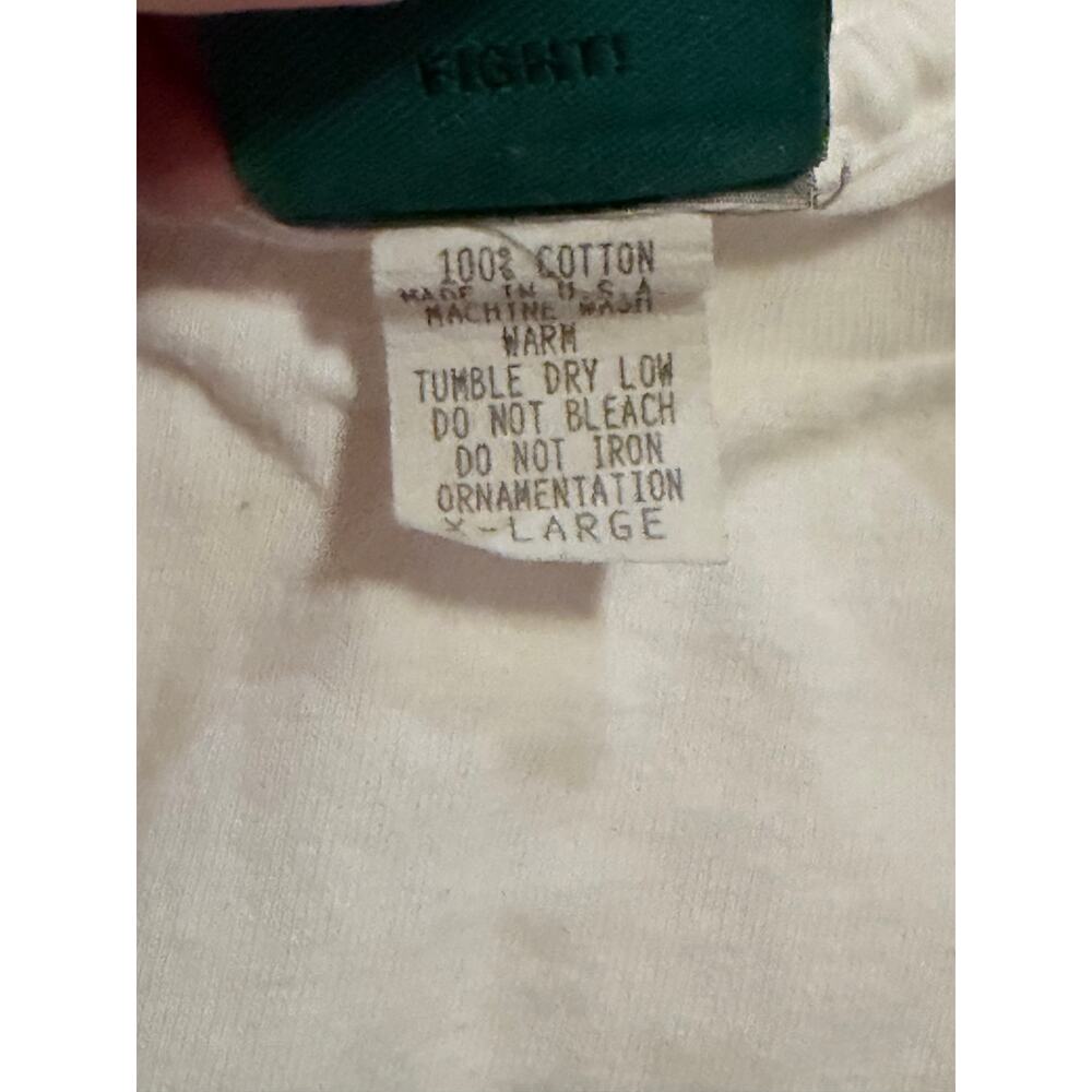Vintage Senate Long Sleeve Graphic T-Shirt Men’s XLarge White Green Y2K Skate - Picture 5 of 9